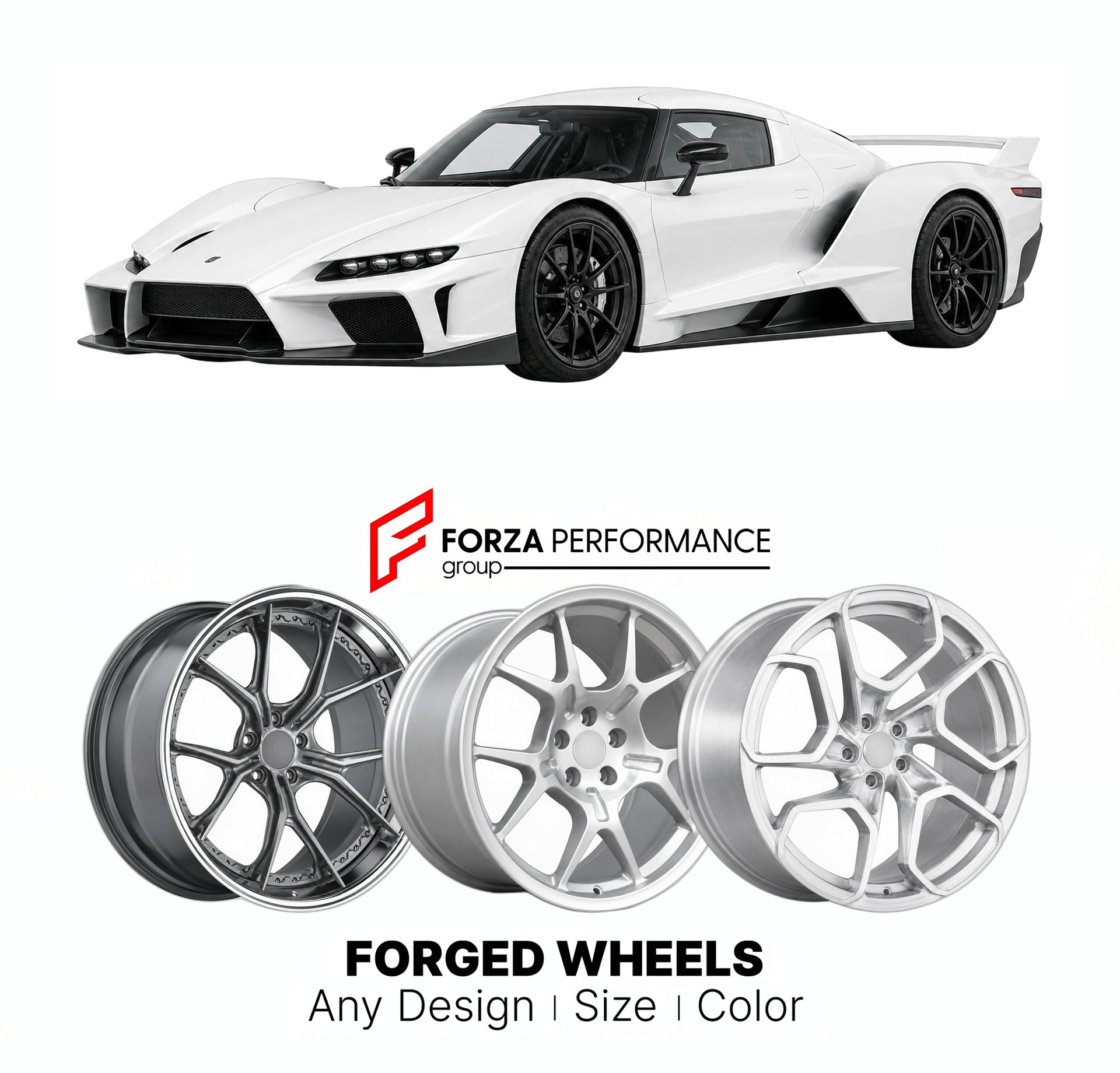 FORGED WHEELS RIMS for SCG 003 003C 2015+

Custom forged wheels for SCG 003 003C 2015+. Made-to-order monoblock, 2-piece and 3-piece rims in custom sizes, offsets, colors and finishes with guaranteed fitment.

We manufacture premium quality forged wheels rims for SCG 003 003C 2015+ in any design, size, color.

THIS WHEEL DESIGN CAN BE CUSTOM-MADE FOR YOUR CAR IN ANY SIZE AND COLOR OPTIONS
Available in monoblock, 2-piece, 3-piece, duoblock, beadlock
3D wheel renderings are provided according to the exact dim