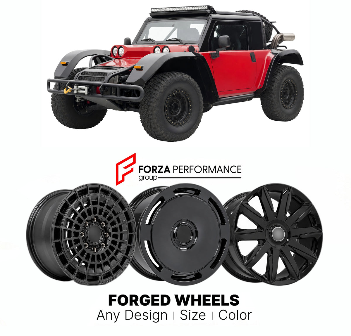 FORGED WHEELS RIMS for SCG BOOT 2020+

Custom forged wheels for SCG Boot 2020+. Made-to-order monoblock, 2-piece and 3-piece rims in custom sizes, offsets, colors and finishes with guaranteed fitment.

We manufacture premium quality forged wheels rims for SCG Boot 2020+ in any design, size, color.

THIS WHEEL DESIGN CAN BE CUSTOM-MADE FOR YOUR CAR IN ANY SIZE AND COLOR OPTIONS
Available in monoblock, 2-piece, 3-piece, duoblock, beadlock
3D wheel renderings are provided according to the exact dimensions and 