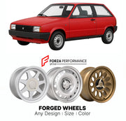 CUSTOM CLASSIC VINTAGE RESTOMOD RETRO OLD SCHOOL FORGED WHEELS RIMS for SEAT IBIZA MK 1 1984 - 1993

Custom forged wheels for SEAT Ibiza MK 1 1984 - 1993. Classic, vintage, restomod wheel designs made to order in custom sizes, offsets, colors and finishes.

We manufacture premium quality forged wheels rims for SEAT Ibiza MK 1 1984 - 1993 in any design, size, color.

THIS WHEEL DESIGN CAN BE CUSTOM-MADE FOR YOUR CAR IN ANY SIZE AND COLOR OPTIONS
Available in monoblock, 2-piece, 3-piece, duoblock, beadlock
3D