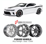 FORGED WHEELS RIMS for SVE YENKO SC CAMARO STAGE II SVE 2018 - 2018

Custom forged wheels for SVE Yenko SC Camaro Stage II SVE 2018 - 2018. Made-to-order monoblock, 2-piece and 3-piece rims in custom sizes, offsets, colors and finishes with guaranteed fitment.

We manufacture premium quality forged wheels rims for SVE Yenko SC Camaro Stage II SVE 2018 - 2018 in any design, size, color.

THIS WHEEL DESIGN CAN BE CUSTOM-MADE FOR YOUR CAR IN ANY SIZE AND COLOR OPTIONS
Available in monoblock, 2-piece, 3-piece, 