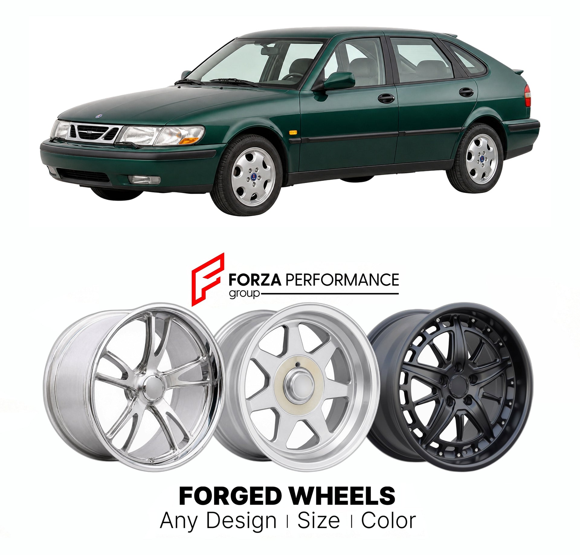 CUSTOM CLASSIC VINTAGE RESTOMOD RETRO OLD SCHOOL FORGED WHEELS RIMS for SAAB 9-3 OG 1998 - 2002

Custom forged wheels for Saab 9-3 OG 1998 - 2002. Classic, vintage, restomod wheel designs made to order in custom sizes, offsets, colors and finishes.

We manufacture premium quality forged wheels rims for Saab 9-3 OG 1998 - 2002 in any design, size, color.

THIS WHEEL DESIGN CAN BE CUSTOM-MADE FOR YOUR CAR IN ANY SIZE AND COLOR OPTIONS
Available in monoblock, 2-piece, 3-piece, duoblock, beadlock
3D wheel rende