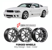 FORGED WHEELS RIMS for SALEEN MUSTANG S281 FOX SN95 S197 S550 1990+

Custom forged wheels for Saleen Mustang S281 Fox SN95 S197 S550 1990+. Made-to-order monoblock, 2-piece and 3-piece rims in custom sizes, offsets, colors and finishes with guaranteed fitment.

We manufacture premium quality forged wheels rims for Saleen Mustang S281 Fox SN95 S197 S550 1990+ in any design, size, color.

THIS WHEEL DESIGN CAN BE CUSTOM-MADE FOR YOUR CAR IN ANY SIZE AND COLOR OPTIONS
Available in monoblock, 2-piece, 3-piece, 