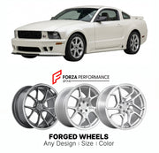 FORGED WHEELS RIMS for SALEEN S281 EXTREME 1996 - 2004

Custom forged wheels for Saleen S281 Extreme 1996 - 2004. Made-to-order monoblock, 2-piece and 3-piece rims in custom sizes, offsets, colors and finishes with guaranteed fitment.

We manufacture premium quality forged wheels rims for Saleen S281 Extreme 1996 - 2004 in any design, size, color.

THIS WHEEL DESIGN CAN BE CUSTOM-MADE FOR YOUR CAR IN ANY SIZE AND COLOR OPTIONS
Available in monoblock, 2-piece, 3-piece, duoblock, beadlock
3D wheel renderings 