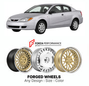 FORGED WHEELS RIMS for SATURN ION QUAD COUPE 2003 - 2007

Custom forged wheels for Saturn Ion Quad Coupe 2003 - 2007. Made-to-order monoblock, 2-piece and 3-piece rims in custom sizes, offsets, colors and finishes with guaranteed fitment.

We manufacture premium quality forged wheels rims for Saturn Ion Quad Coupe 2003 - 2007 in any design, size, color.

THIS WHEEL DESIGN CAN BE CUSTOM-MADE FOR YOUR CAR IN ANY SIZE AND COLOR OPTIONS
Available in monoblock, 2-piece, 3-piece, duoblock, beadlock
3D wheel rende