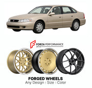 FORGED WHEELS RIMS for SATURN L-SERIES L200 2000 - 2005

Custom forged wheels for Saturn L-Series L200 2000 - 2005. Made-to-order monoblock, 2-piece and 3-piece rims in custom sizes, offsets, colors and finishes with guaranteed fitment.

We manufacture premium quality forged wheels rims for Saturn L-Series L200 2000 - 2005 in any design, size, color.

THIS WHEEL DESIGN CAN BE CUSTOM-MADE FOR YOUR CAR IN ANY SIZE AND COLOR OPTIONS
Available in monoblock, 2-piece, 3-piece, duoblock, beadlock
3D wheel renderin