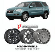 FORGED WHEELS RIMS for SATURN OUTLOOK 2007 - 2010

Custom forged wheels for Saturn Outlook 2007 - 2010. Made-to-order monoblock, 2-piece and 3-piece rims in custom sizes, offsets, colors and finishes with guaranteed fitment.

We manufacture premium quality forged wheels rims for Saturn Outlook 2007 - 2010 in any design, size, color.

THIS WHEEL DESIGN CAN BE CUSTOM-MADE FOR YOUR CAR IN ANY SIZE AND COLOR OPTIONS
Available in monoblock, 2-piece, 3-piece, duoblock, beadlock
3D wheel renderings are provided ac