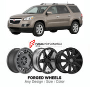 FORGED WHEELS RIMS for SATURN OUTLOOK XE 2007 - 2010

Custom forged wheels for Saturn Outlook XE 2007 - 2010. Made-to-order monoblock, 2-piece and 3-piece rims in custom sizes, offsets, colors and finishes with guaranteed fitment.

We manufacture premium quality forged wheels rims for Saturn Outlook XE 2007 - 2010 in any design, size, color.

THIS WHEEL DESIGN CAN BE CUSTOM-MADE FOR YOUR CAR IN ANY SIZE AND COLOR OPTIONS
Available in monoblock, 2-piece, 3-piece, duoblock, beadlock
3D wheel renderings are pr