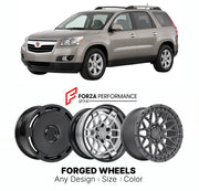 FORGED WHEELS RIMS for SATURN OUTLOOK XR 2007 - 2010

Custom forged wheels for Saturn Outlook XR 2007 - 2010. Made-to-order monoblock, 2-piece and 3-piece rims in custom sizes, offsets, colors and finishes with guaranteed fitment.

We manufacture premium quality forged wheels rims for Saturn Outlook XR 2007 - 2010 in any design, size, color.

THIS WHEEL DESIGN CAN BE CUSTOM-MADE FOR YOUR CAR IN ANY SIZE AND COLOR OPTIONS
Available in monoblock, 2-piece, 3-piece, duoblock, beadlock
3D wheel renderings are pr