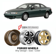 FORGED WHEELS RIMS for SATURN S-SERIES SC1 1991 - 2002

Custom forged wheels for Saturn S-Series SC1 1991 - 2002. Made-to-order monoblock, 2-piece and 3-piece rims in custom sizes, offsets, colors and finishes with guaranteed fitment.

We manufacture premium quality forged wheels rims for Saturn S-Series SC1 1991 - 2002 in any design, size, color.

THIS WHEEL DESIGN CAN BE CUSTOM-MADE FOR YOUR CAR IN ANY SIZE AND COLOR OPTIONS
Available in monoblock, 2-piece, 3-piece, duoblock, beadlock
3D wheel renderings 