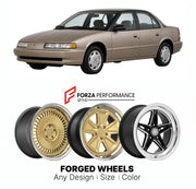 FORGED WHEELS RIMS for SATURN S-SERIES SL1 1991 - 2002

Custom forged wheels for Saturn S-Series SL1 1991 - 2002. Made-to-order monoblock, 2-piece and 3-piece rims in custom sizes, offsets, colors and finishes with guaranteed fitment.

We manufacture premium quality forged wheels rims for Saturn S-Series SL1 1991 - 2002 in any design, size, color.

THIS WHEEL DESIGN CAN BE CUSTOM-MADE FOR YOUR CAR IN ANY SIZE AND COLOR OPTIONS
Available in monoblock, 2-piece, 3-piece, duoblock, beadlock
3D wheel renderings 