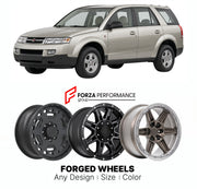 FORGED WHEELS RIMS for SATURN VUE 2002 - 2007

Custom forged wheels for Saturn Vue 2002 - 2007. Made-to-order monoblock, 2-piece and 3-piece rims in custom sizes, offsets, colors and finishes with guaranteed fitment.

We manufacture premium quality forged wheels rims for Saturn Vue 2002 - 2007 in any design, size, color.

THIS WHEEL DESIGN CAN BE CUSTOM-MADE FOR YOUR CAR IN ANY SIZE AND COLOR OPTIONS
Available in monoblock, 2-piece, 3-piece, duoblock, beadlock
3D wheel renderings are provided according to t