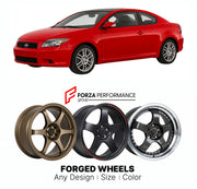 FORGED WHEELS RIMS for SCION TC ANT10 2005 - 2010

Custom forged wheels for Scion TC ANT10 2005 - 2010. Made-to-order monoblock, 2-piece and 3-piece rims in custom sizes, offsets, colors and finishes with guaranteed fitment.

We manufacture premium quality forged wheels rims for Scion TC ANT10 2005 - 2010 in any design, size, color.

JDM WHEEL DESIGNS: our Japanese collection for sports cars and coupes includes designs inspired by Rays Volk Racing, XXR, SSR, Enkei, Cosmis Racing, Rota, Liberty Walk, Top Sec