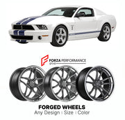 FORGED WHEELS RIMS for SHELBY GT350 S197 CONTINUATION MODEL 2011 - 2014

Custom forged wheels for Shelby GT350 S197 Continuation Model 2011 - 2014. Made-to-order monoblock, 2-piece and 3-piece rims in custom sizes, offsets, colors and finishes with guaranteed fitment.

We manufacture premium quality forged wheels rims for Shelby GT350 S197 Continuation Model 2011 - 2014 in any design, size, color.

THIS WHEEL DESIGN CAN BE CUSTOM-MADE FOR YOUR CAR IN ANY SIZE AND COLOR OPTIONS
Available in monoblock, 2-piec