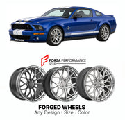 FORGED WHEELS RIMS for SHELBY GT500KR 2008 - 2009

Custom forged wheels for Shelby GT500KR 2008 - 2009. Made-to-order monoblock, 2-piece and 3-piece rims in custom sizes, offsets, colors and finishes with guaranteed fitment.

We manufacture premium quality forged wheels rims for Shelby GT500KR 2008 - 2009 in any design, size, color.

THIS WHEEL DESIGN CAN BE CUSTOM-MADE FOR YOUR CAR IN ANY SIZE AND COLOR OPTIONS
Available in monoblock, 2-piece, 3-piece, duoblock, beadlock
3D wheel renderings are provided ac