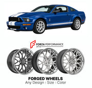 FORGED WHEELS RIMS for SHELBY GT500 S197 2007 - 2014

Custom forged wheels for Shelby GT500 S197 2007 - 2014. Made-to-order monoblock, 2-piece and 3-piece rims in custom sizes, offsets, colors and finishes with guaranteed fitment.

We manufacture premium quality forged wheels rims for Shelby GT500 S197 2007 - 2014 in any design, size, color.

THIS WHEEL DESIGN CAN BE CUSTOM-MADE FOR YOUR CAR IN ANY SIZE AND COLOR OPTIONS
Available in monoblock, 2-piece, 3-piece, duoblock, beadlock
3D wheel renderings are pr