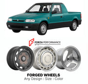 CUSTOM CLASSIC VINTAGE RESTOMOD RETRO OLD SCHOOL FORGED WHEELS RIMS for SKODA FELICIA FUN SPECIAL 1997 - 2000

Custom forged wheels for Skoda Felicia Fun Special 1997 - 2000. Classic, vintage, restomod wheel designs made to order in custom sizes, offsets, colors and finishes.

We manufacture premium quality forged wheels rims for Skoda Felicia Fun Special 1997 - 2000 in any design, size, color.

THIS WHEEL DESIGN CAN BE CUSTOM-MADE FOR YOUR CAR IN ANY SIZE AND COLOR OPTIONS
Available in monoblock, 2-piece, 