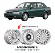 CUSTOM CLASSIC VINTAGE RESTOMOD RETRO OLD SCHOOL FORGED WHEELS RIMS for SKODA OCTAVIA MK 1 1996 - 2010

Custom forged wheels for Skoda Octavia MK 1 1996 - 2010. Classic, vintage, restomod wheel designs made to order in custom sizes, offsets, colors and finishes.

We manufacture premium quality forged wheels rims for Skoda Octavia MK 1 1996 - 2010 in any design, size, color.

THIS WHEEL DESIGN CAN BE CUSTOM-MADE FOR YOUR CAR IN ANY SIZE AND COLOR OPTIONS
Available in monoblock, 2-piece, 3-piece, duoblock, be