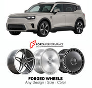Custom forged wheels for Smart Geely JV #5 2024+. Made-to-order monoblock, 2-piece and 3-piece wheels in custom sizes, offsets, colors and finishes with guaranteed vehicle fitment.

We manufacture premium quality forged wheels rims for Smart Geely JV #5 2024+ in any design, size, color.

THIS WHEEL DESIGN CAN BE CUSTOM-MADE FOR YOUR CAR IN ANY SIZE AND COLOR OPTIONS
Available in monoblock, 2-piece, 3-piece, duoblock, beadlock
3D wheel renderings are provided according to the exact dimensions and specificati