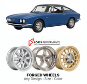 CUSTOM CLASSIC VINTAGE RESTOMOD RETRO OLD SCHOOL FORGED WHEELS RIMS for SOVAM 1300 GS 1967 - 1968

Custom forged wheels for Sovam 1300 GS 1967 - 1968. Classic, vintage, restomod wheel designs made to order in custom sizes, offsets, colors and finishes.

We manufacture premium quality forged wheels rims for Sovam 1300 GS 1967 - 1968 in any design, size, color.

THIS WHEEL DESIGN CAN BE CUSTOM-MADE FOR YOUR CAR IN ANY SIZE AND COLOR OPTIONS
Available in monoblock, 2-piece, 3-piece, duoblock, beadlock
3D wheel