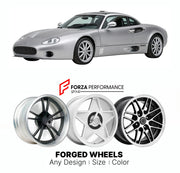 CUSTOM CLASSIC VINTAGE RESTOMOD RETRO OLD SCHOOL FORGED WHEELS RIMS for SPYKER C8 2000 - 2012

Custom forged wheels for Spyker C8 2000 - 2012. Classic, vintage, restomod wheel designs made to order in custom sizes, offsets, colors and finishes.

We manufacture premium quality forged wheels rims for Spyker C8 2000 - 2012 in any design, size, color.

THIS WHEEL DESIGN CAN BE CUSTOM-MADE FOR YOUR CAR IN ANY SIZE AND COLOR OPTIONS
Available in monoblock, 2-piece, 3-piece, duoblock, beadlock
3D wheel renderings 