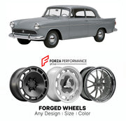 CUSTOM CLASSIC VINTAGE RESTOMOD RETRO OLD SCHOOL FORGED WHEELS RIMS for STANDARD EIGHT TEN PENNANT 1953 - 1961

Custom forged wheels for Standard Eight Ten Pennant 1953 - 1961. Classic, vintage, restomod wheel designs made to order in custom sizes, offsets, colors and finishes.

We manufacture premium quality forged wheels rims for Standard Eight Ten Pennant 1953 - 1961 in any design, size, color.

THIS WHEEL DESIGN CAN BE CUSTOM-MADE FOR YOUR CAR IN ANY SIZE AND COLOR OPTIONS
Available in monoblock, 2-piec