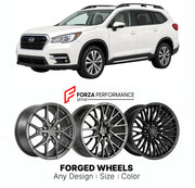 FORGED WHEELS RIMS for SUBARU ASCENT WM 2018 - 2022

Custom forged wheels for Subaru Ascent WM 2018 - 2022. Made-to-order monoblock, 2-piece and 3-piece rims in custom sizes, offsets, colors and finishes with guaranteed fitment.

We manufacture premium quality forged wheels rims for Subaru Ascent WM 2018 - 2022 in any design, size, color.

JDM WHEEL DESIGNS: our Japanese collection for SUVs and pickups includes designs inspired by Bradley V, Method Race Wheels, Forgiato, Kuhl Racing, Mugen, TRD, Rota, Work 