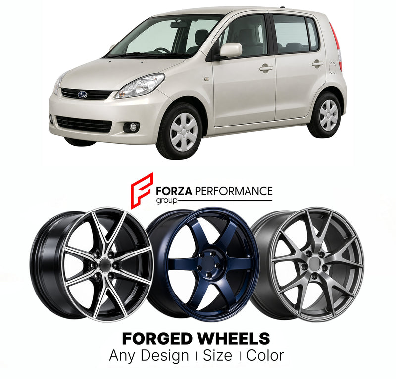 FORGED WHEELS RIMS for SUBARU JUSTY M300 2007 - 2011