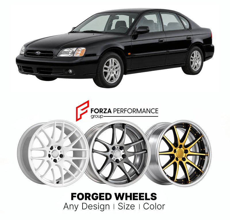 CUSTOM CLASSIC VINTAGE RESTOMOD RETRO OLD SCHOOL FORGED WHEELS RIMS for SUBARU LEGACY BE BH 1998 - 2004