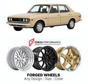 CUSTOM CLASSIC VINTAGE RESTOMOD RETRO OLD SCHOOL FORGED WHEELS RIMS for SUBARU LEONE AB AM AJ 1979 - 1984

Custom forged wheels for Subaru Leone AB AM AJ 1979 - 1984. Classic, vintage, restomod and retro JDM wheel designs made to order in custom sizes, offsets, colors and finishes with guaranteed fitment.

We manufacture premium quality forged wheels rims for Subaru Leone AB AM AJ 1979 - 1984 in any design, size, color.

JDM WHEEL DESIGNS: our Japanese collection for sports cars and coupes includes designs 
