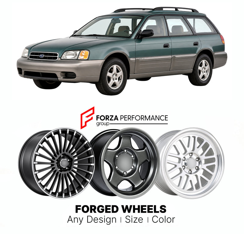 CUSTOM CLASSIC VINTAGE RESTOMOD RETRO OLD SCHOOL FORGED WHEELS RIMS for SUBARU OUTBACK BH 1999 - 2003