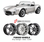 FORGED WHEELS RIMS for SUPERFORMANCE MKIII COBRA 1994+

Custom forged wheels for Superformance MKIII Cobra 1994+. Made-to-order monoblock, 2-piece and 3-piece rims in custom sizes, offsets, colors and finishes with guaranteed fitment.

We manufacture premium quality forged wheels rims for Superformance MKIII Cobra 1994+ in any design, size, color.

THIS WHEEL DESIGN CAN BE CUSTOM-MADE FOR YOUR CAR IN ANY SIZE AND COLOR OPTIONS
Available in monoblock, 2-piece, 3-piece, duoblock, beadlock
3D wheel renderings 