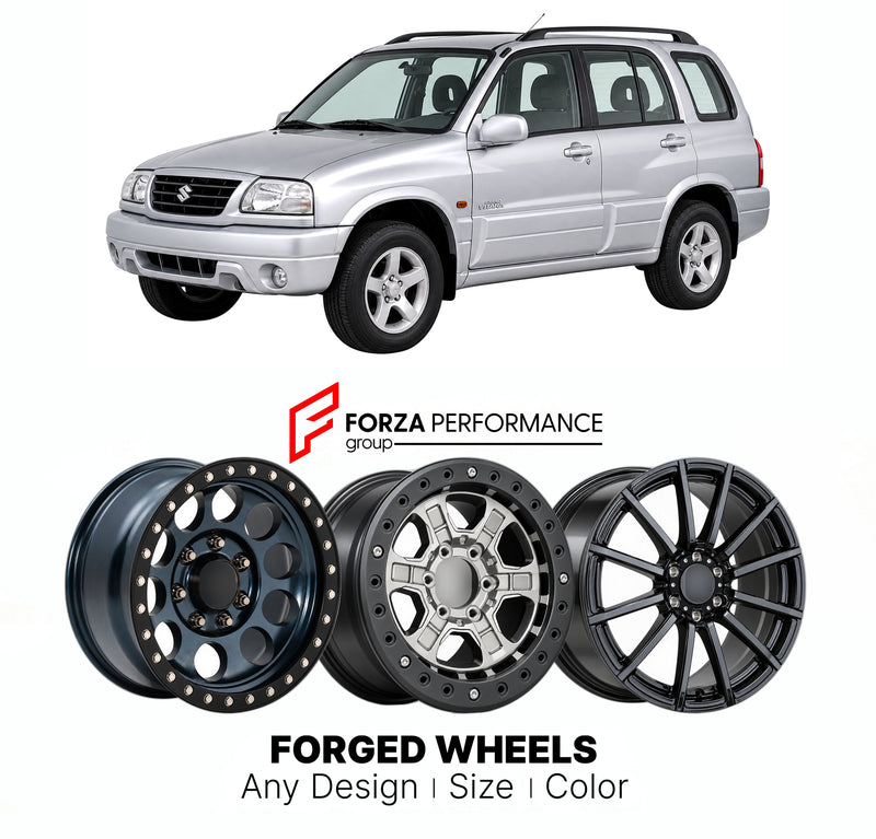 CUSTOM CLASSIC VINTAGE RESTOMOD RETRO OLD SCHOOL FORGED WHEELS RIMS for SUZUKI VITARA ESCUDO SIDEKICK FT GT 1998 - 2005