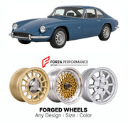 CUSTOM CLASSIC VINTAGE RESTOMOD RETRO OLD SCHOOL FORGED WHEELS RIMS for TVR 2500M 1972 - 1977

Custom forged wheels for TVR 2500M 1972 - 1977. Classic, vintage, restomod wheel designs made to order in custom sizes, offsets, colors and finishes.

We manufacture premium quality forged wheels rims for TVR 2500M 1972 - 1977 in any design, size, color.

THIS WHEEL DESIGN CAN BE CUSTOM-MADE FOR YOUR CAR IN ANY SIZE AND COLOR OPTIONS
Available in monoblock, 2-piece, 3-piece, duoblock, beadlock
3D wheel renderings 