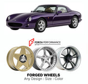 CUSTOM CLASSIC VINTAGE RESTOMOD RETRO OLD SCHOOL FORGED WHEELS RIMS for TVR GRIFFITH 500 1993 - 2000

Custom forged wheels for TVR Griffith 500 1993 - 2000. Classic, vintage, restomod wheel designs made to order in custom sizes, offsets, colors and finishes.

We manufacture premium quality forged wheels rims for TVR Griffith 500 1993 - 2000 in any design, size, color.

THIS WHEEL DESIGN CAN BE CUSTOM-MADE FOR YOUR CAR IN ANY SIZE AND COLOR OPTIONS
Available in monoblock, 2-piece, 3-piece, duoblock, beadlock
