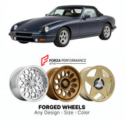 CUSTOM CLASSIC VINTAGE RESTOMOD RETRO OLD SCHOOL FORGED WHEELS RIMS for TVR S SERIES S1-S4 V8S 1986 - 1994

Custom forged wheels for TVR S Series S1-S4 V8S 1986 - 1994. Classic, vintage, restomod wheel designs made to order in custom sizes, offsets, colors and finishes.

We manufacture premium quality forged wheels rims for TVR S Series S1-S4 V8S 1986 - 1994 in any design, size, color.

THIS WHEEL DESIGN CAN BE CUSTOM-MADE FOR YOUR CAR IN ANY SIZE AND COLOR OPTIONS
Available in monoblock, 2-piece, 3-piece, 
