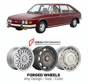 CUSTOM CLASSIC VINTAGE RESTOMOD RETRO OLD SCHOOL FORGED WHEELS RIMS for TATRA T613 1974 - 1996

Custom forged wheels for Tatra T613 1974 - 1996. Classic, vintage, restomod wheel designs made to order in custom sizes, offsets, colors and finishes.

We manufacture premium quality forged wheels rims for Tatra T613 1974 - 1996 in any design, size, color.

THIS WHEEL DESIGN CAN BE CUSTOM-MADE FOR YOUR CAR IN ANY SIZE AND COLOR OPTIONS
Available in monoblock, 2-piece, 3-piece, duoblock, beadlock
3D wheel renderin