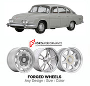 CUSTOM CLASSIC VINTAGE RESTOMOD RETRO OLD SCHOOL FORGED WHEELS RIMS for TATRA T603 1956 - 1975

Custom forged wheels for Tatra T603 1956 - 1975. Classic, vintage, restomod wheel designs made to order in custom sizes, offsets, colors and finishes.

We manufacture premium quality forged wheels rims for Tatra T603 1956 - 1975 in any design, size, color.

THIS WHEEL DESIGN CAN BE CUSTOM-MADE FOR YOUR CAR IN ANY SIZE AND COLOR OPTIONS
Available in monoblock, 2-piece, 3-piece, duoblock, beadlock
3D wheel renderin