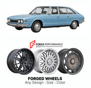 CUSTOM CLASSIC VINTAGE RESTOMOD RETRO OLD SCHOOL FORGED WHEELS RIMS for TATRA T613 1974 - 1996

Custom forged wheels for Tatra T613 1974 - 1996. Classic, vintage, restomod wheel designs made to order in custom sizes, offsets, colors and finishes.

We manufacture premium quality forged wheels rims for Tatra T613 1974 - 1996 in any design, size, color.

THIS WHEEL DESIGN CAN BE CUSTOM-MADE FOR YOUR CAR IN ANY SIZE AND COLOR OPTIONS
Available in monoblock, 2-piece, 3-piece, duoblock, beadlock
3D wheel renderin