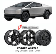 FORGED WHEELS RIMS for TESLA CYBERTRUCK CYBERBEAST 2023+

Custom forged wheels for Tesla Cybertruck Cyberbeast 2023+. Made-to-order monoblock, 2-piece and 3-piece rims in custom sizes, offsets, colors and finishes with guaranteed fitment.

We manufacture premium quality forged wheels rims for Tesla Cybertruck Cyberbeast 2023+ in any design, size, color.

THIS WHEEL DESIGN CAN BE CUSTOM-MADE FOR YOUR CAR IN ANY SIZE AND COLOR OPTIONS
Available in monoblock, 2-piece, 3-piece, duoblock, beadlock
3D wheel rende