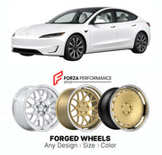 FORGED WHEELS RIMS for TESLA MODEL 3 HIGHLAND LONG RANGE 2017+

Custom forged wheels for Tesla Model 3 Highland Long Range 2017+. Made-to-order monoblock, 2-piece and 3-piece rims in custom sizes, offsets, colors and finishes with guaranteed fitment.

We manufacture premium quality forged wheels rims for Tesla Model 3 Highland Long Range 2017+ in any design, size, color.

THIS WHEEL DESIGN CAN BE CUSTOM-MADE FOR YOUR CAR IN ANY SIZE AND COLOR OPTIONS
Available in monoblock, 2-piece, 3-piece, duoblock, beadl