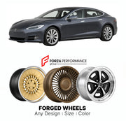 FORGED WHEELS RIMS for TESLA MODEL S 70D 2012+

Custom forged wheels for Tesla Model S 70D 2012+. Made-to-order monoblock, 2-piece and 3-piece rims in custom sizes, offsets, colors and finishes with guaranteed fitment.

We manufacture premium quality forged wheels rims for Tesla Model S 70D 2012+ in any design, size, color.

THIS WHEEL DESIGN CAN BE CUSTOM-MADE FOR YOUR CAR IN ANY SIZE AND COLOR OPTIONS
Available in monoblock, 2-piece, 3-piece, duoblock, beadlock
3D wheel renderings are provided according t