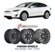 FORGED WHEELS RIMS for TESLA MODEL X 100D 2015+

Custom forged wheels for Tesla Model X 100D 2015+. Made-to-order monoblock, 2-piece and 3-piece rims in custom sizes, offsets, colors and finishes with guaranteed fitment.

We manufacture premium quality forged wheels rims for Tesla Model X 100D 2015+ in any design, size, color.

THIS WHEEL DESIGN CAN BE CUSTOM-MADE FOR YOUR CAR IN ANY SIZE AND COLOR OPTIONS
Available in monoblock, 2-piece, 3-piece, duoblock, beadlock
3D wheel renderings are provided accordin