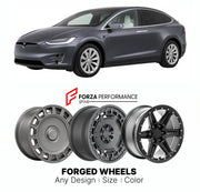 FORGED WHEELS RIMS for TESLA MODEL X 90D 2015+

Custom forged wheels for Tesla Model X 90D 2015+. Made-to-order monoblock, 2-piece and 3-piece rims in custom sizes, offsets, colors and finishes with guaranteed fitment.

We manufacture premium quality forged wheels rims for Tesla Model X 90D 2015+ in any design, size, color.

THIS WHEEL DESIGN CAN BE CUSTOM-MADE FOR YOUR CAR IN ANY SIZE AND COLOR OPTIONS
Available in monoblock, 2-piece, 3-piece, duoblock, beadlock
3D wheel renderings are provided according t