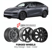 FORGED WHEELS RIMS for TESLA MODEL Y JUNIPER LONG RANGE 2020+

Custom forged wheels for Tesla Model Y Juniper Long Range 2020+. Made-to-order monoblock, 2-piece and 3-piece rims in custom sizes, offsets, colors and finishes with guaranteed fitment.

We manufacture premium quality forged wheels rims for Tesla Model Y Juniper Long Range 2020+ in any design, size, color.

THIS WHEEL DESIGN CAN BE CUSTOM-MADE FOR YOUR CAR IN ANY SIZE AND COLOR OPTIONS
Available in monoblock, 2-piece, 3-piece, duoblock, beadlock