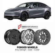 FORGED WHEELS RIMS for TESLA MODEL Y JUNIPER PERFORMANCE 2020+

Custom forged wheels for Tesla Model Y Juniper Performance 2020+. Made-to-order monoblock, 2-piece and 3-piece rims in custom sizes, offsets, colors and finishes with guaranteed fitment.

We manufacture premium quality forged wheels rims for Tesla Model Y Juniper Performance 2020+ in any design, size, color.

THIS WHEEL DESIGN CAN BE CUSTOM-MADE FOR YOUR CAR IN ANY SIZE AND COLOR OPTIONS
Available in monoblock, 2-piece, 3-piece, duoblock, beadl