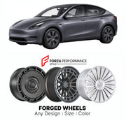 FORGED WHEELS RIMS for TESLA MODEL Y LONG RANGE AWD 2020+

Custom forged wheels for Tesla Model Y Long Range AWD 2020+. Made-to-order monoblock, 2-piece and 3-piece rims in custom sizes, offsets, colors and finishes with guaranteed fitment.

We manufacture premium quality forged wheels rims for Tesla Model Y Long Range AWD 2020+ in any design, size, color.

THIS WHEEL DESIGN CAN BE CUSTOM-MADE FOR YOUR CAR IN ANY SIZE AND COLOR OPTIONS
Available in monoblock, 2-piece, 3-piece, duoblock, beadlock
3D wheel re
