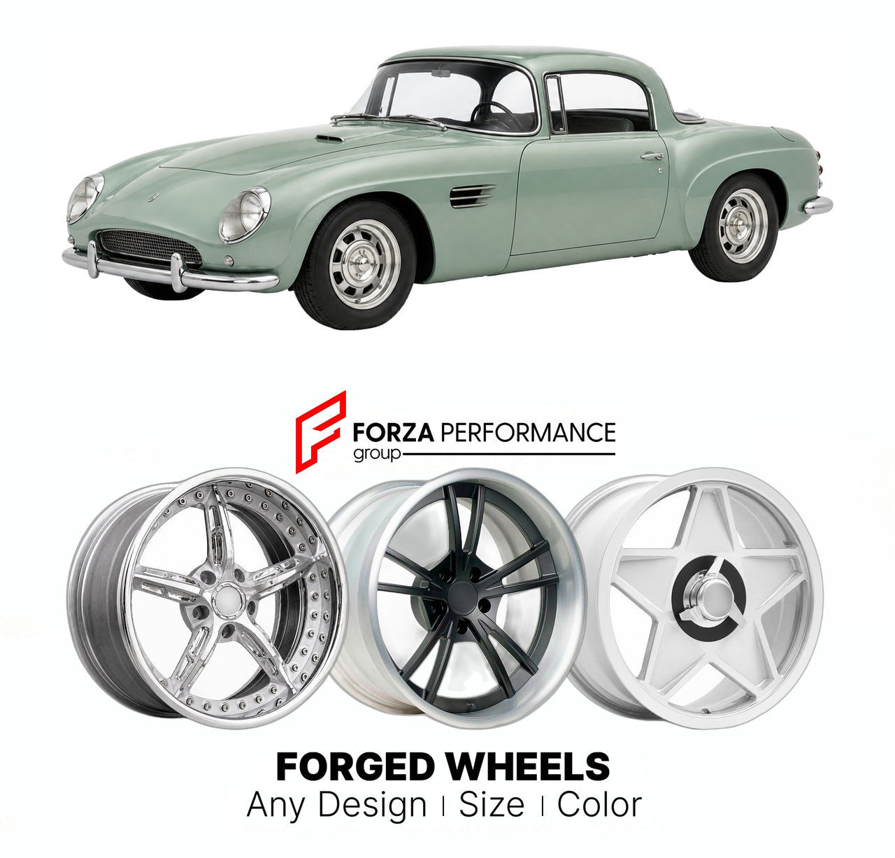 CUSTOM CLASSIC VINTAGE RESTOMOD RETRO OLD SCHOOL FORGED WHEELS RIMS for TORNADO TYPHOON 1958 - 1962

Custom forged wheels for Tornado Typhoon 1958 - 1962. Classic, vintage, restomod wheel designs made to order in custom sizes, offsets, colors and finishes.

We manufacture premium quality forged wheels rims for Tornado Typhoon 1958 - 1962 in any design, size, color.

THIS WHEEL DESIGN CAN BE CUSTOM-MADE FOR YOUR CAR IN ANY SIZE AND COLOR OPTIONS
Available in monoblock, 2-piece, 3-piece, duoblock, beadlock
3D