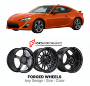 FORGED WHEELS RIMS for TOYOTA 86 ZN6 2012 - 2016

Custom forged wheels for Toyota 86 ZN6 2012 - 2016. Made-to-order monoblock, 2-piece and 3-piece rims in custom sizes, offsets, colors and finishes with guaranteed fitment.

We manufacture premium quality forged wheels rims for Toyota 86 ZN6 2012 - 2016 in any design, size, color.

JDM WHEEL DESIGNS: our Japanese collection for sports cars and coupes includes designs inspired by Rays Volk Racing, XXR, SSR, Enkei, Cosmis Racing, Rota, Liberty Walk, Top Secret