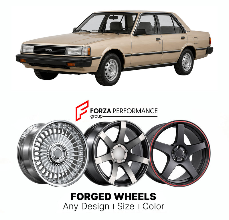 CUSTOM CLASSIC VINTAGE RESTOMOD RETRO OLD SCHOOL FORGED WHEELS RIMS for TOYOTA CAMRY V10 1982 - 1986