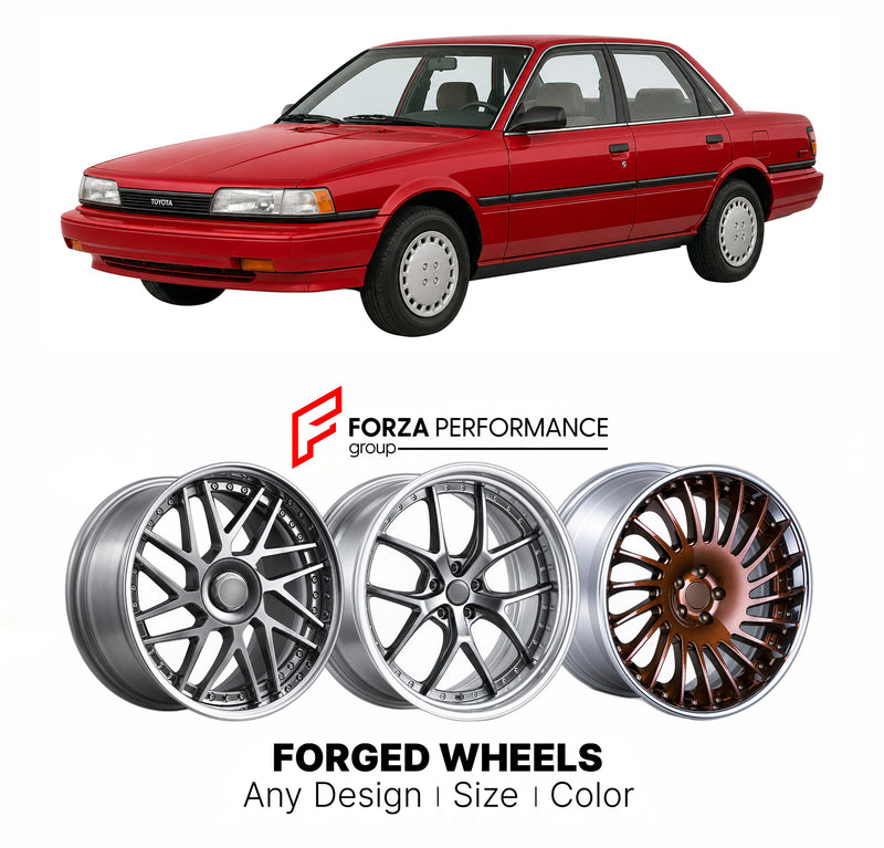 CUSTOM CLASSIC VINTAGE RESTOMOD RETRO OLD SCHOOL FORGED WHEELS RIMS for TOYOTA CAMRY V20 1986 - 1991